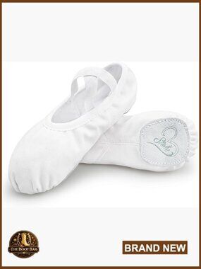 Stretch Canvas Ballet Dance Slippers Yoga Shoes Women Adults